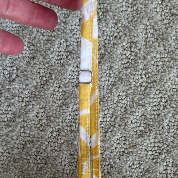 Faithfull The Brand El Marsa Floral Print Liya Crop Top Yellow/White 10 Feminine - Picture 9 of 13